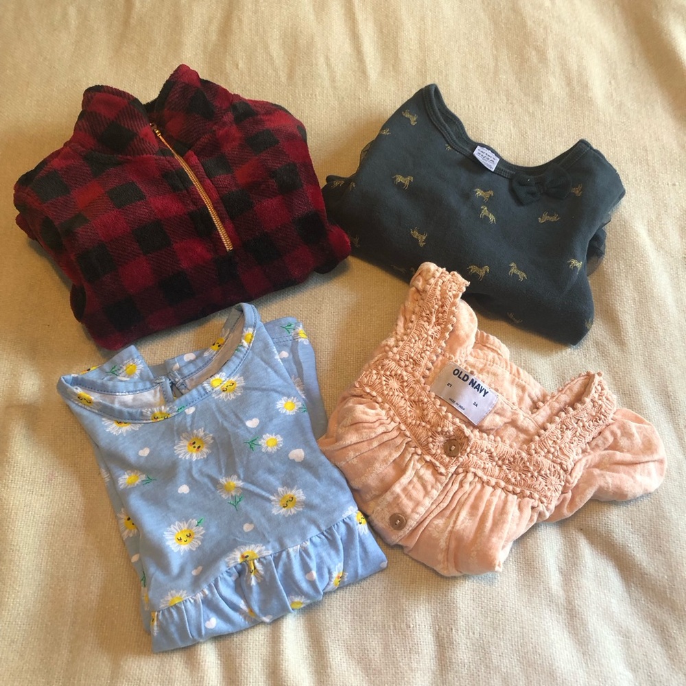 4 piece toddler girl bundle size 2T/24Mths